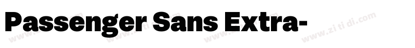 Passenger Sans Extra字体转换 Passenger Sans Extra字体转换